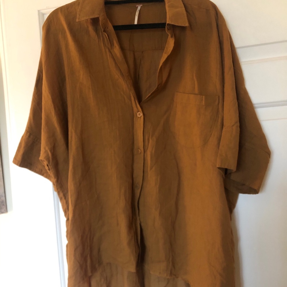 Free People Button Down